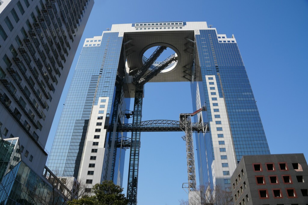 Osaka travel itinerary: Take in the breathtaking views from the Umeda Sky Building’s observation deck.