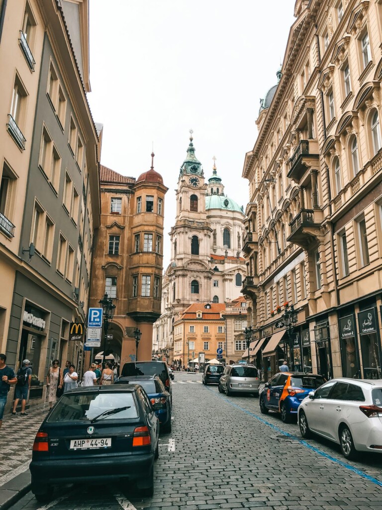 Czech Republic Travel Itinerary: A charming street view in Prague, Czech Republic