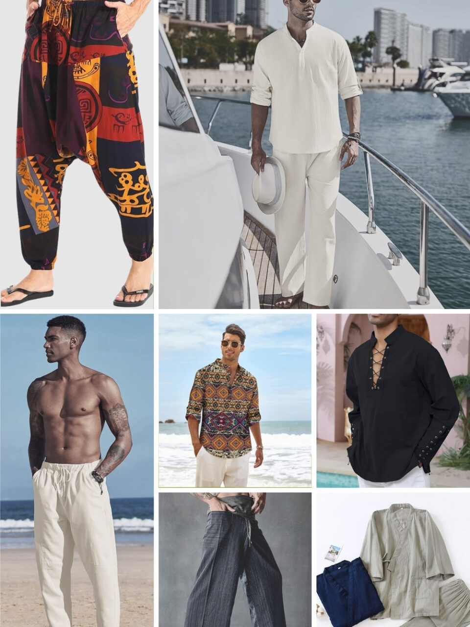 Casual Breathable Loose-fitting Meditation Pants